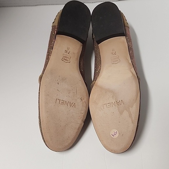 Vaneli iredescent cheetah print studded flats - Picture 8 of 10